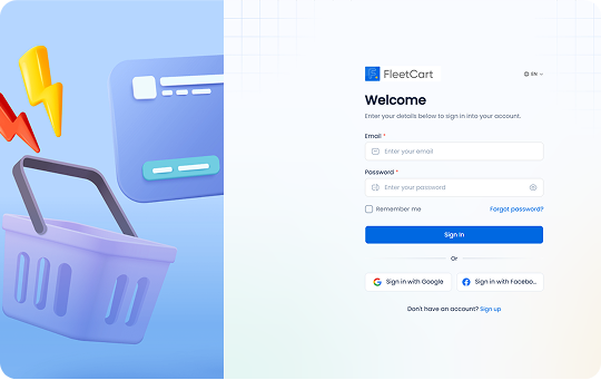 Shop page